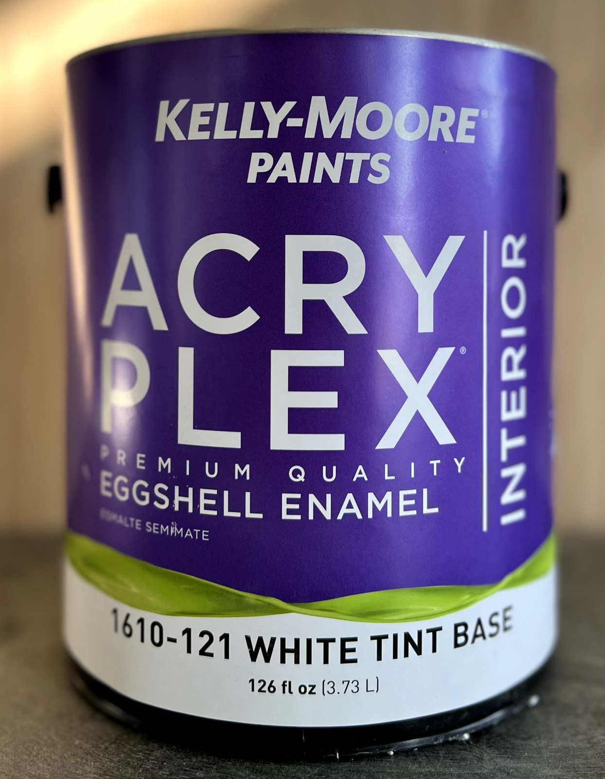 Kelly-Moore Acry Plex Interior Eggshell Enamel Latex White 1-gallon