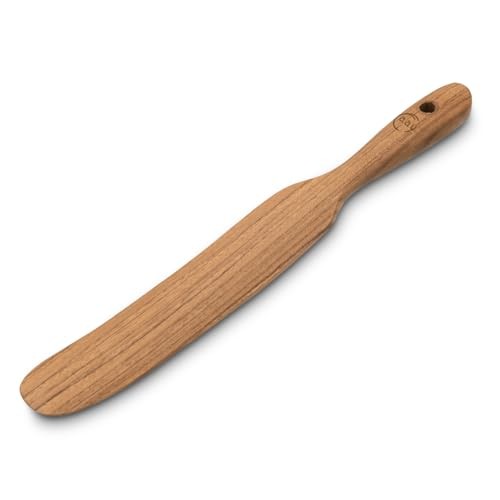 – The Original Since 2018 | Handmade Teak Spatula for Sourdough Skinny Spurtle