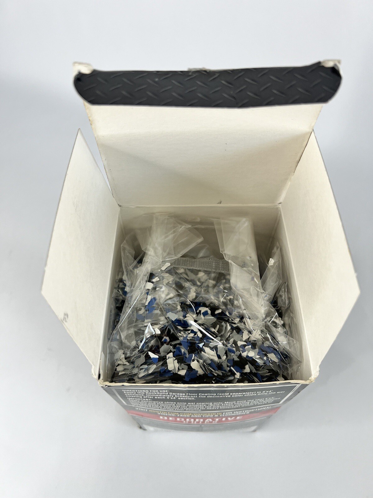 Rock Solid Rustoleum Decorative Chips Denim