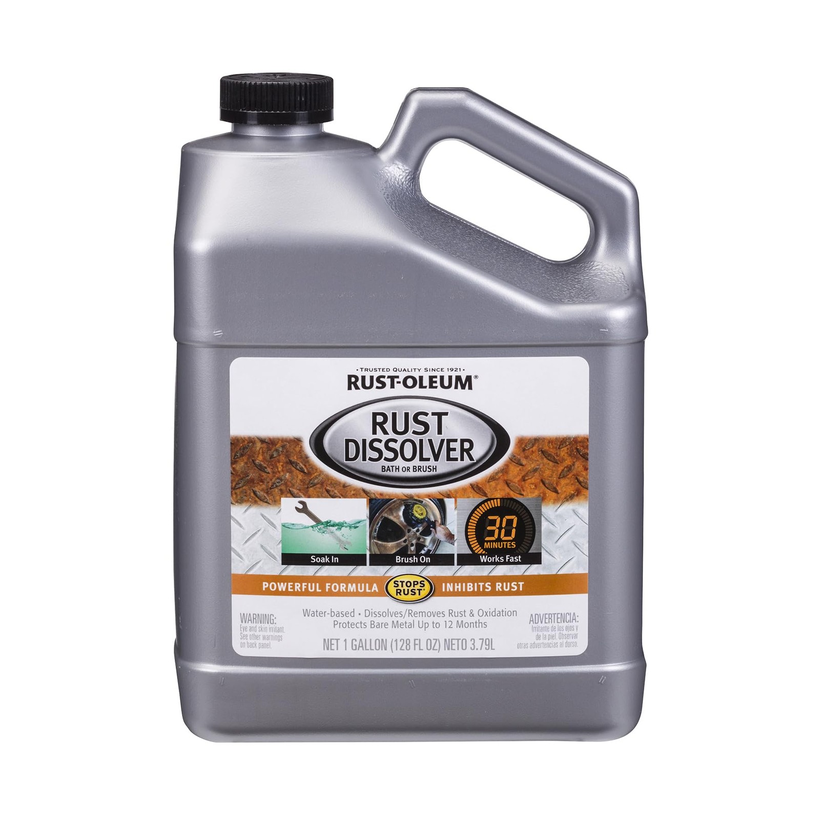 Rust Oleum Rust Dissolver Bath 128 Fl Oz Easy No Scrubbing Removes Rust Fast