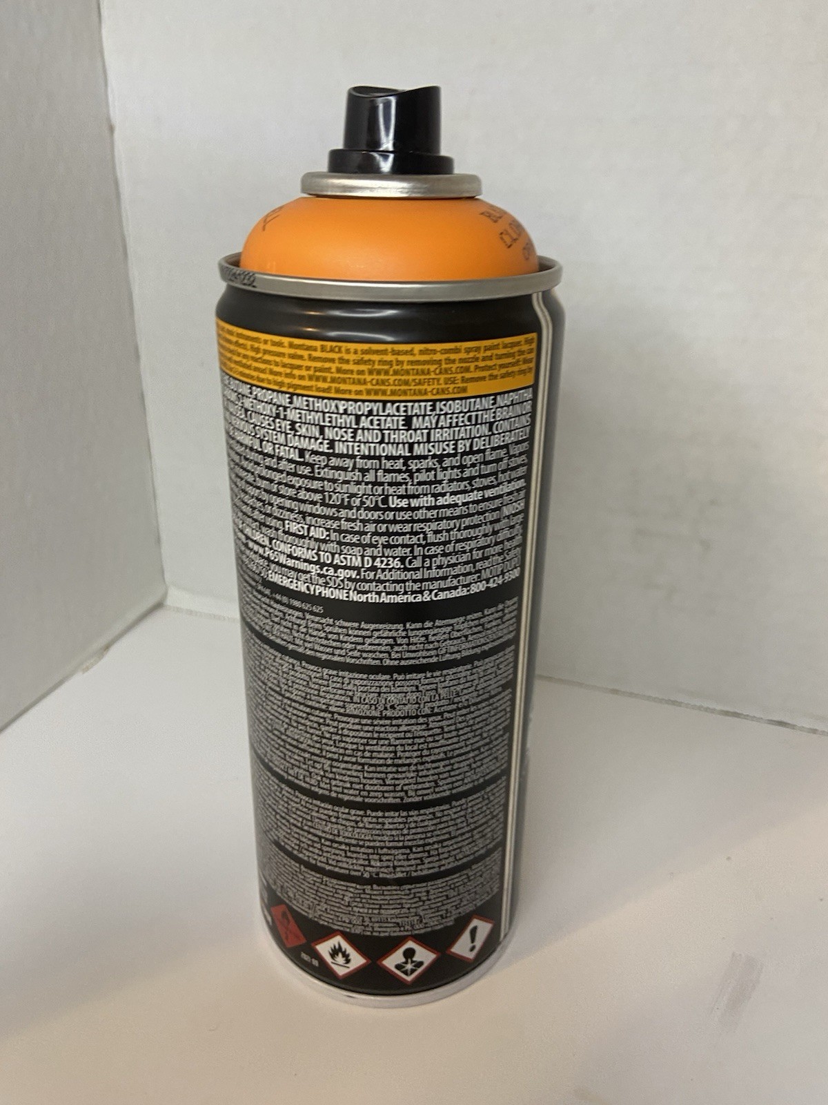 BLK2070 Cloakwork Orange Spray Paint Can Montana Colors Limited NC Formula