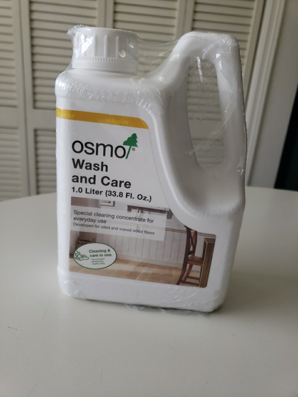 OSMO WASH AND CARE Wood Floor Cleaning Concentrate 1 Liter Sealed