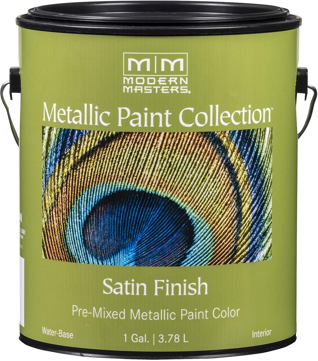 1 Gal Modern Masters ME150 Silver Metallic Paint Collection, Satin Water-Based D