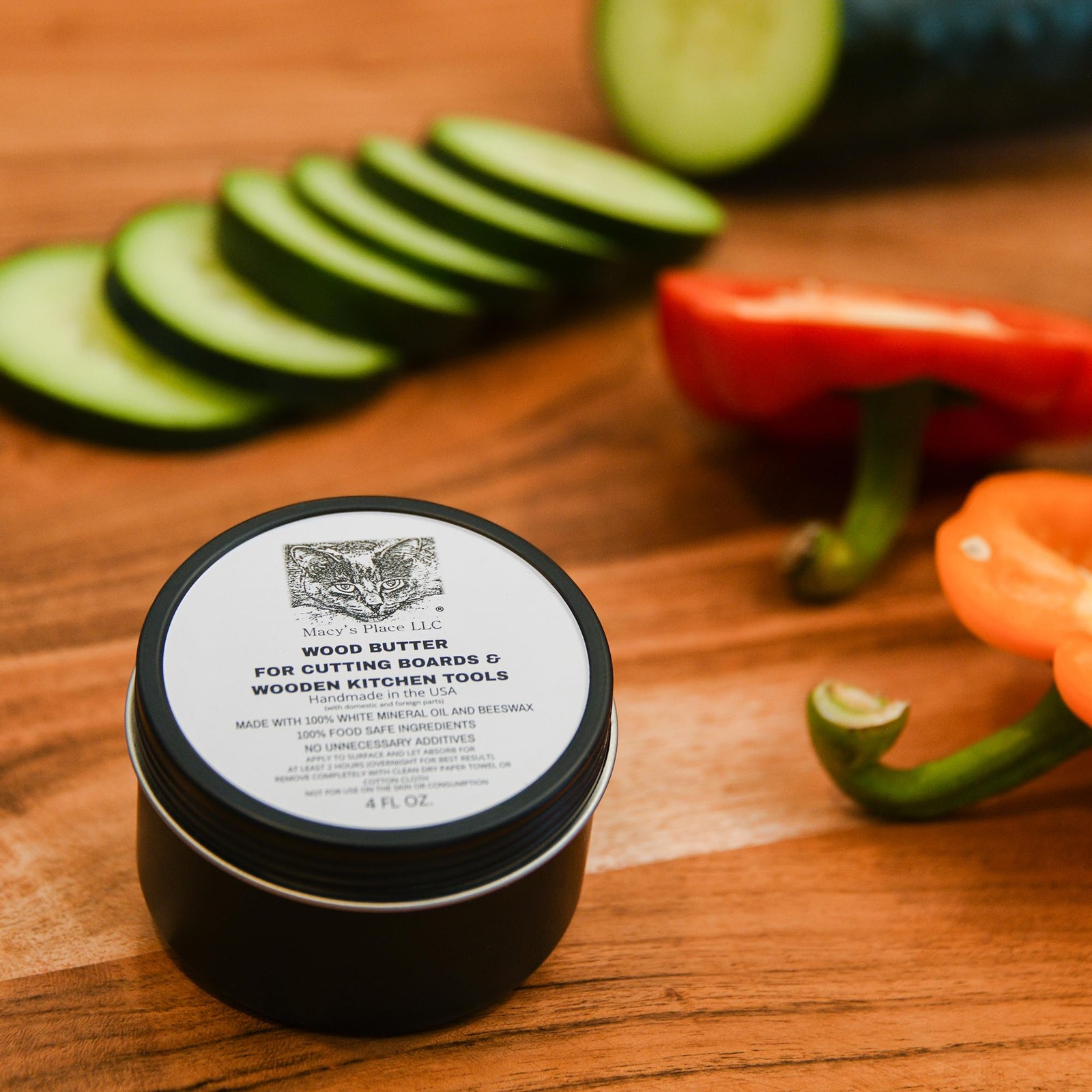Wood Butter 4 fl oz Cutting Board Wax 1 Count (Pack of 1), Natural Tone
