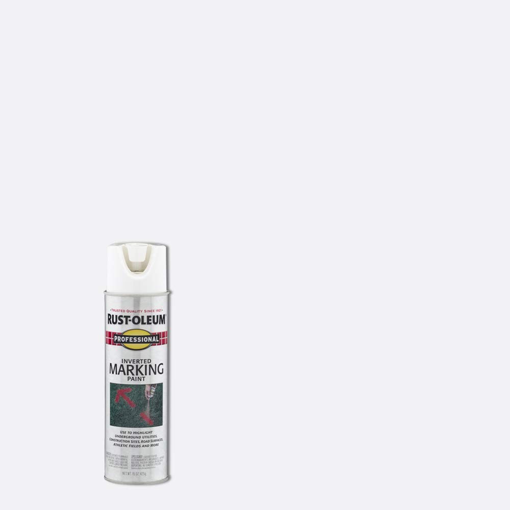 Rust Oleum Professional Inverted Marking Spray Paint 15 Fl Oz White Pack Of 1