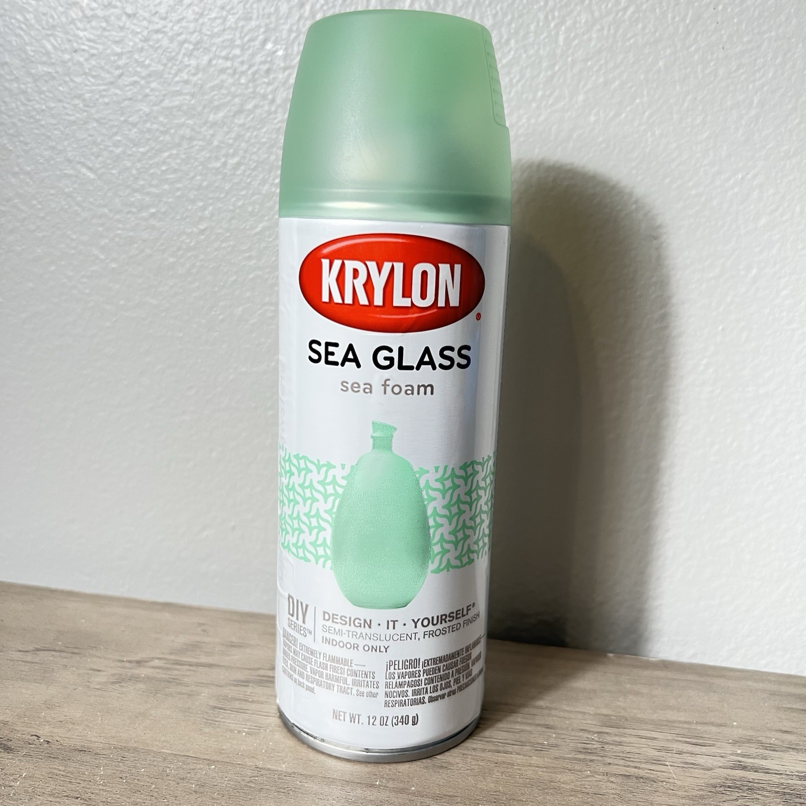 Krylon Sea Glass Spray Paint, Sea Foam, K09055007 New 12 Ounce Can DISCONTINUED