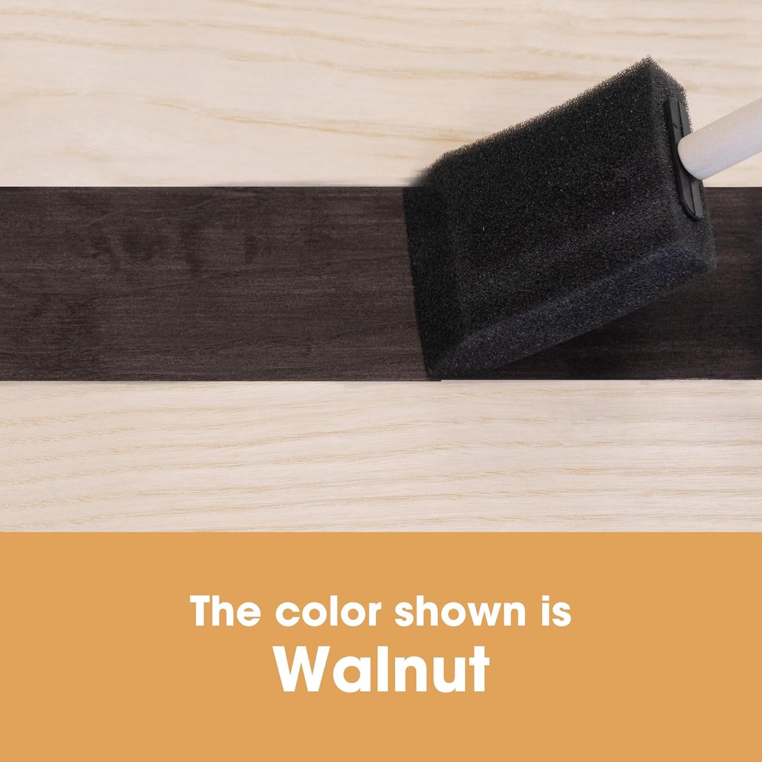 Wood Stain | Walnut | Water Based | Fast Drying, Low Odor, & Non-Toxic | for Ind