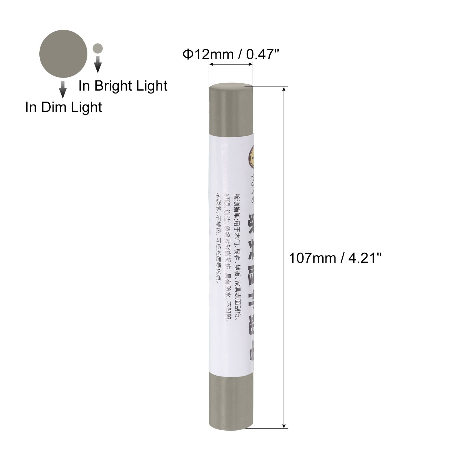 Furniture Repair Crayons Wax Filler Stick, 3Pcs Pen Marker, Autumn Dew White
