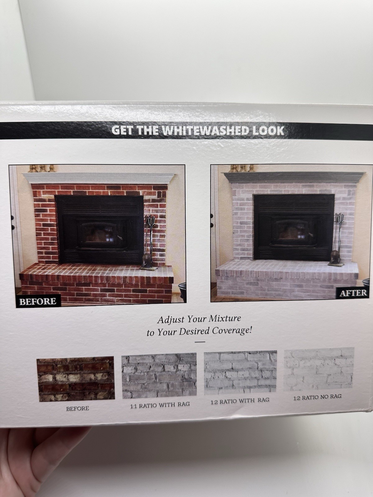 Giani Brick Transformations Kit- Whitewashed Full Sized Kit New Unused!