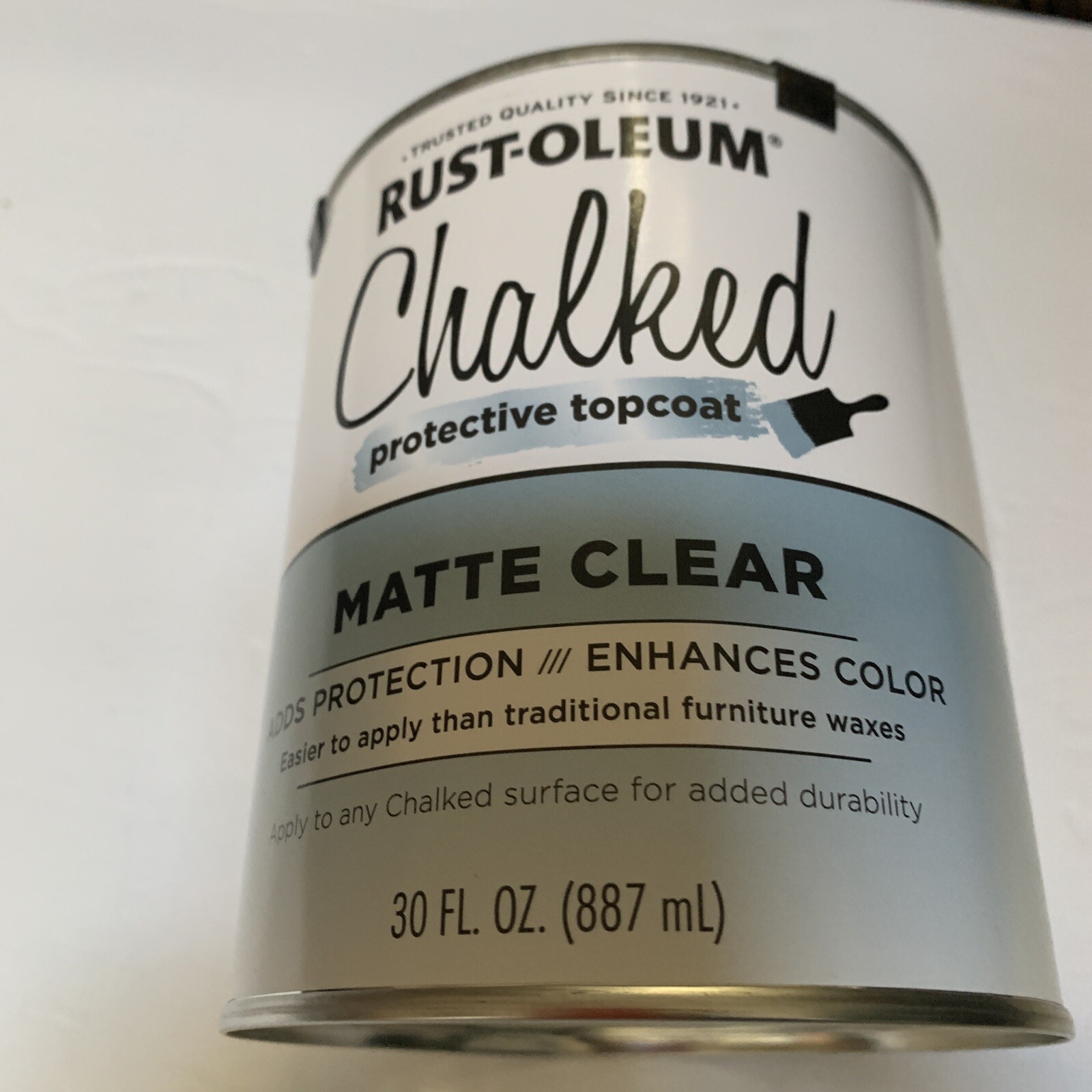 Rust-Oleum 287722 Chalked protective topcoat Matte CLEAR 30oz
