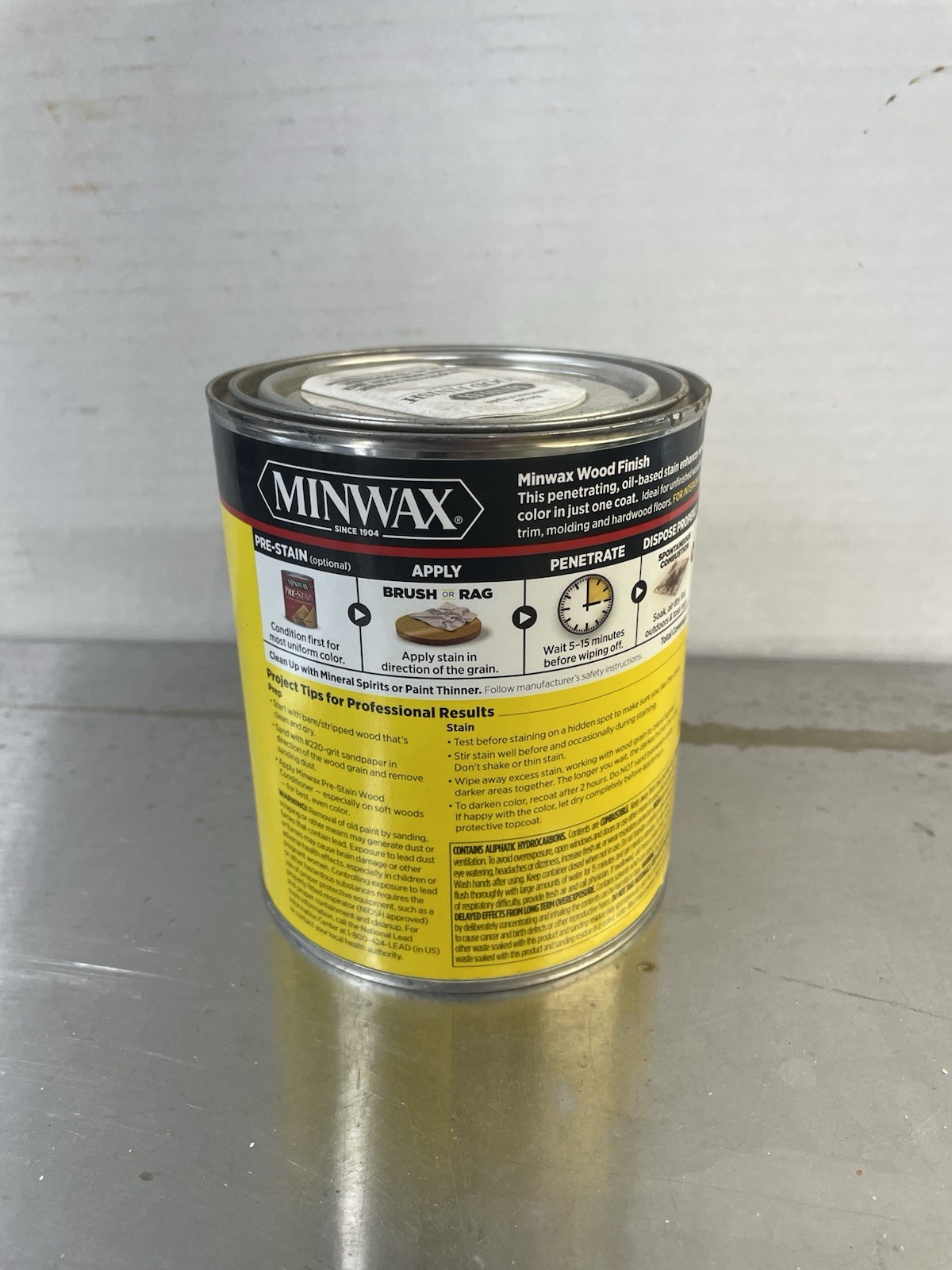 Minwax Wood Finishing Penetrating Stain, Provincial 211, 1 Quart, New Sealed