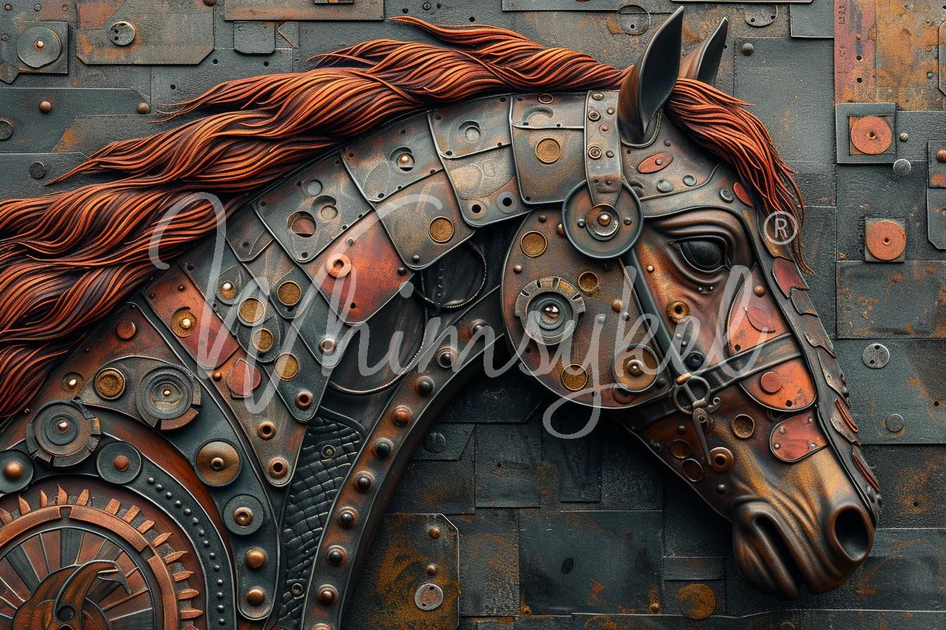 IRON HORSE | Large Decoupage Tissue Paper for Furniture | Arts & Crafts | 21×29