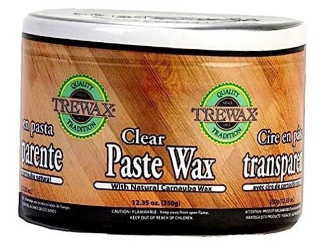 Paste Wax with Carnauba Wax, 12.35-Ounce, Ideal on Hardwood 1-Pack Clear