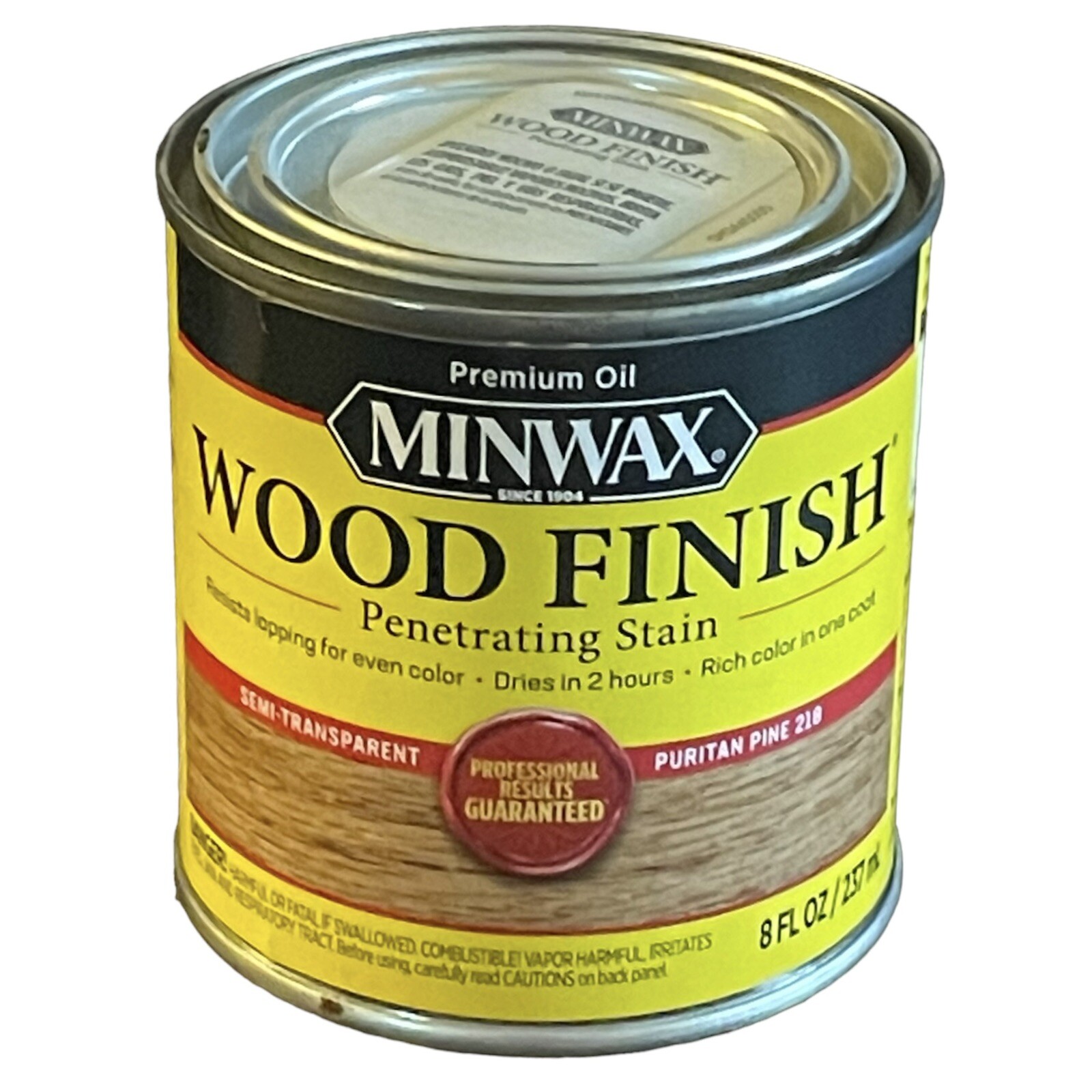MINWAX 218 Puritan Pine Oil Based Wood Stain 1/2 Pt Small Can 8 Oz. New