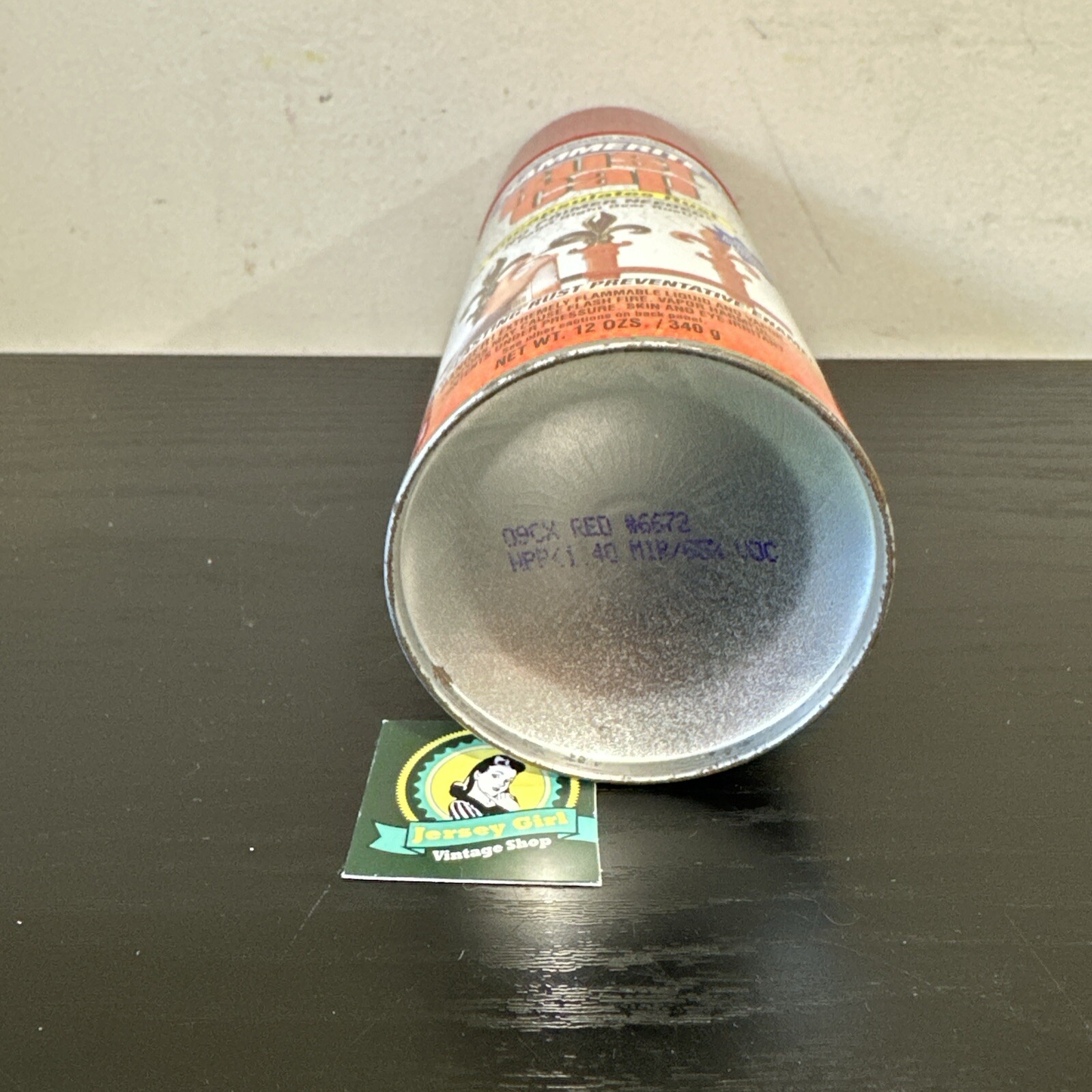 [ 1 Can ] Hammerite Hammered Finish Rust Cap Spray Paint 12 Oz – Red