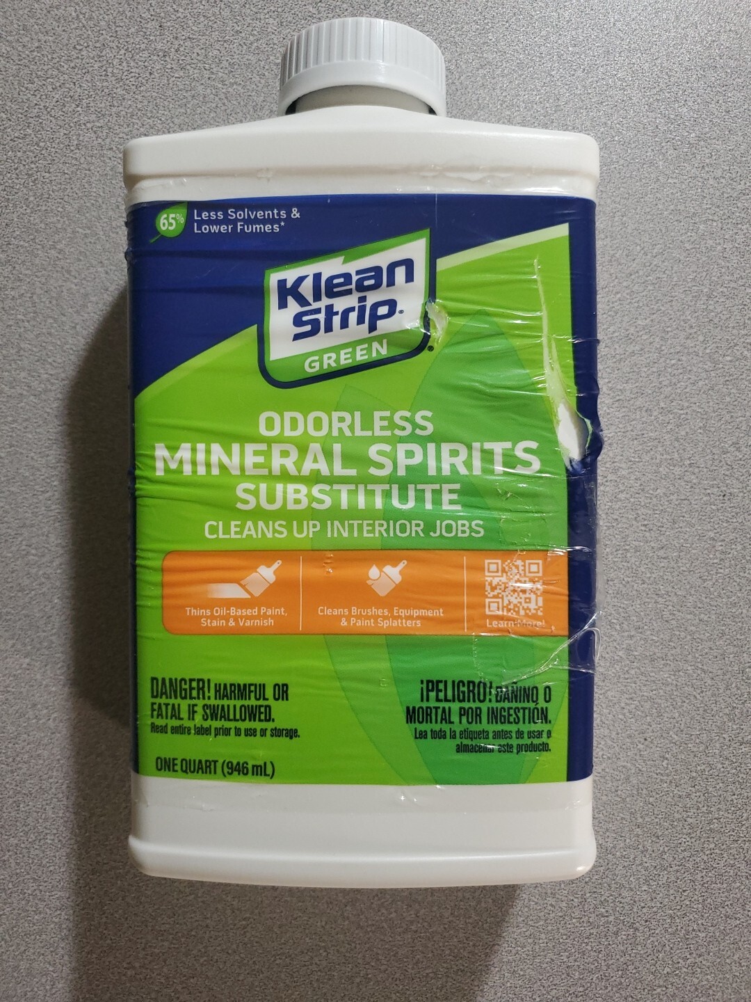 Klean Strip Odorless Mineral Spirits Substitute 1 Quart