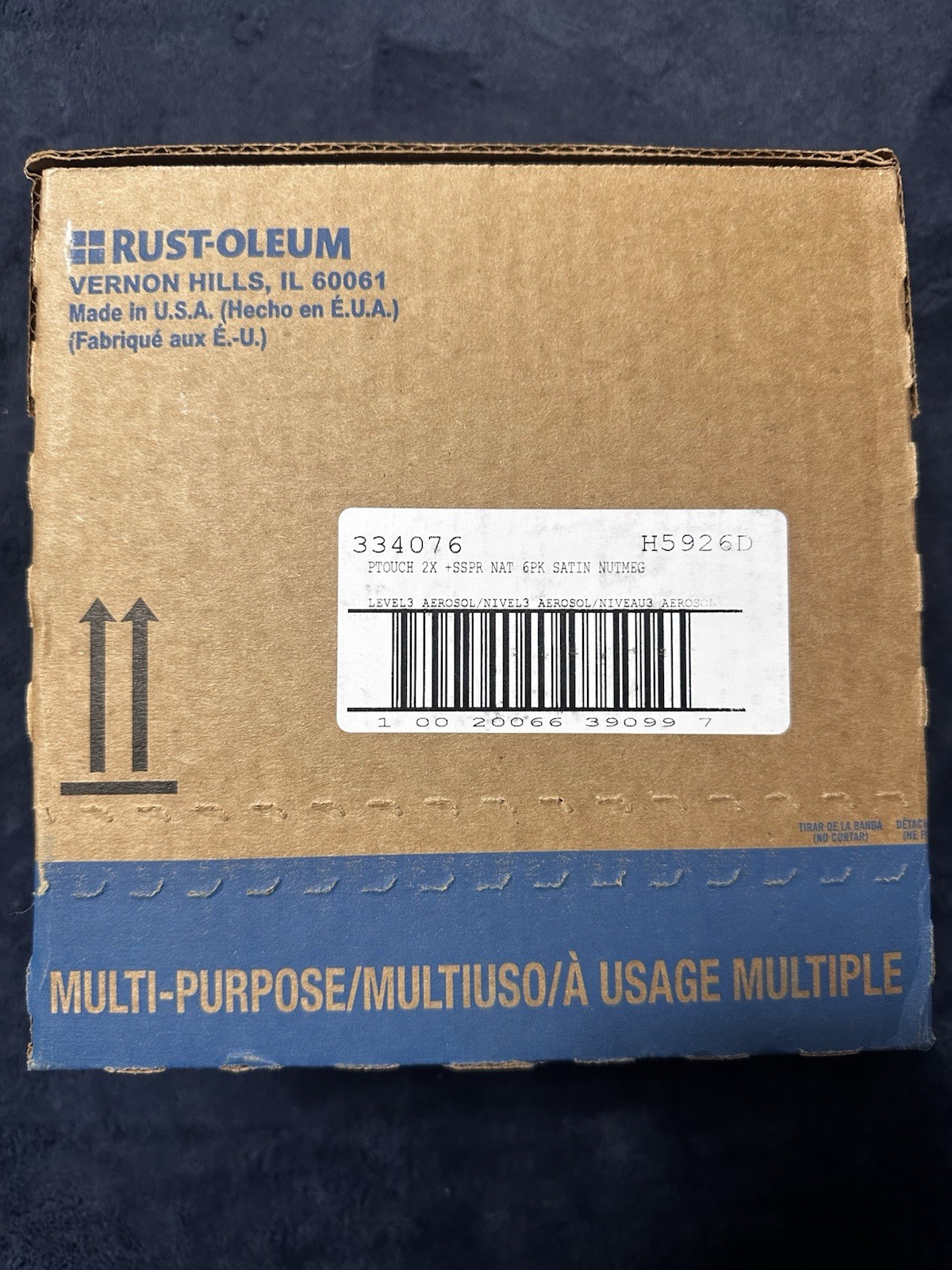 Rust-Oleum 6-Pack Satin Nutmeg Painter’s Touch 2X Ultra Cover Spray Paint 12 oz