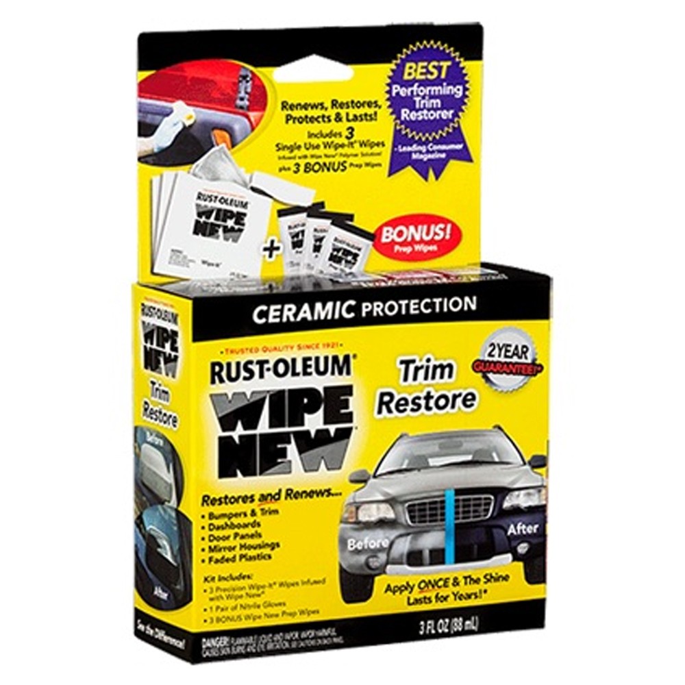 Wipe New Trim Restorer Wipe-On Applicator – 6 Pack