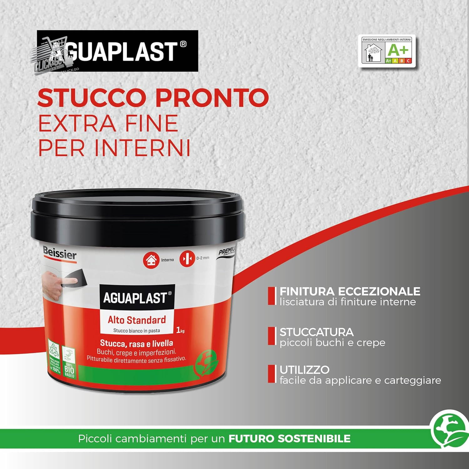 White Stucco Professional Interior Wall Ready to Use Walls Ceilings 1Kg x2