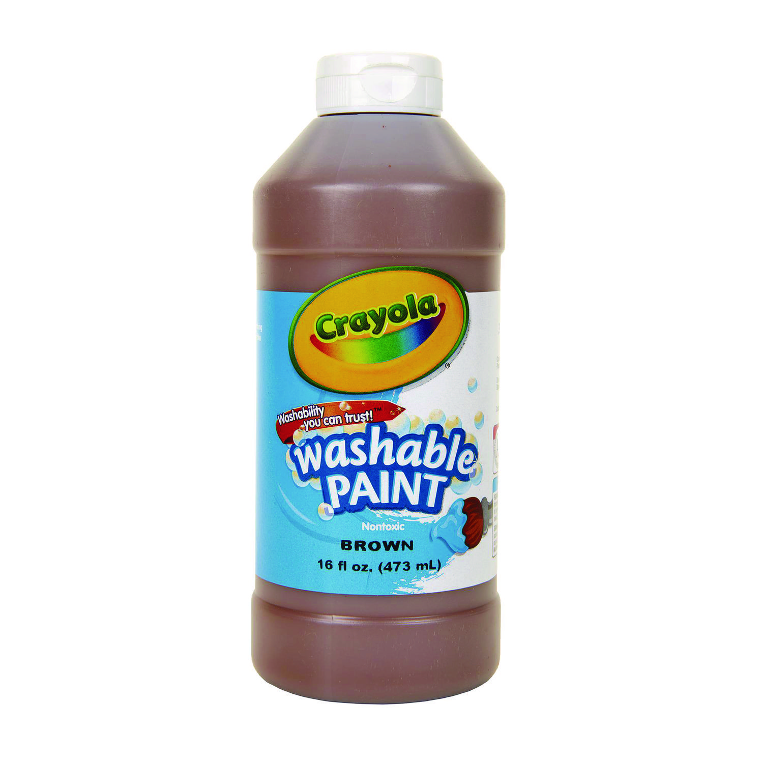 Crayola® Washable Paint, Brown, 16 oz