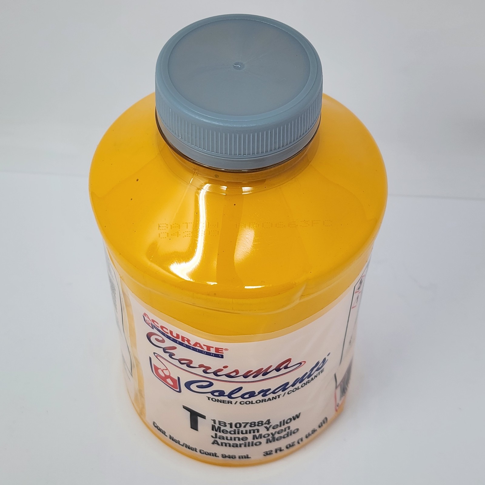 Accurate Charisma Colorants MEDIUM YELLOW Tint Toner 1B107884 32 fl oz (5 Pack)