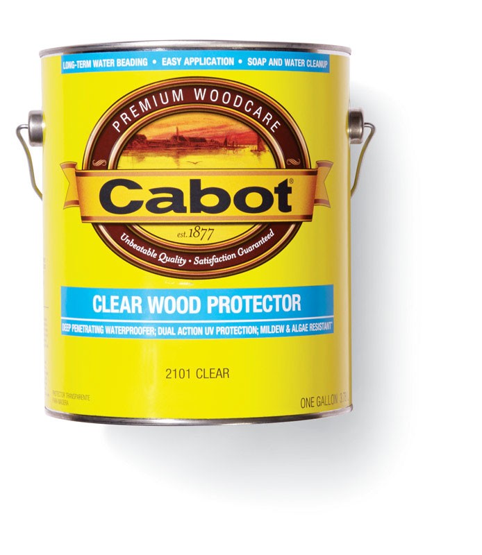 Cabot Stain Water Based Finish: Flat Clear Container Size Gl Low Voc (Pack of 4)