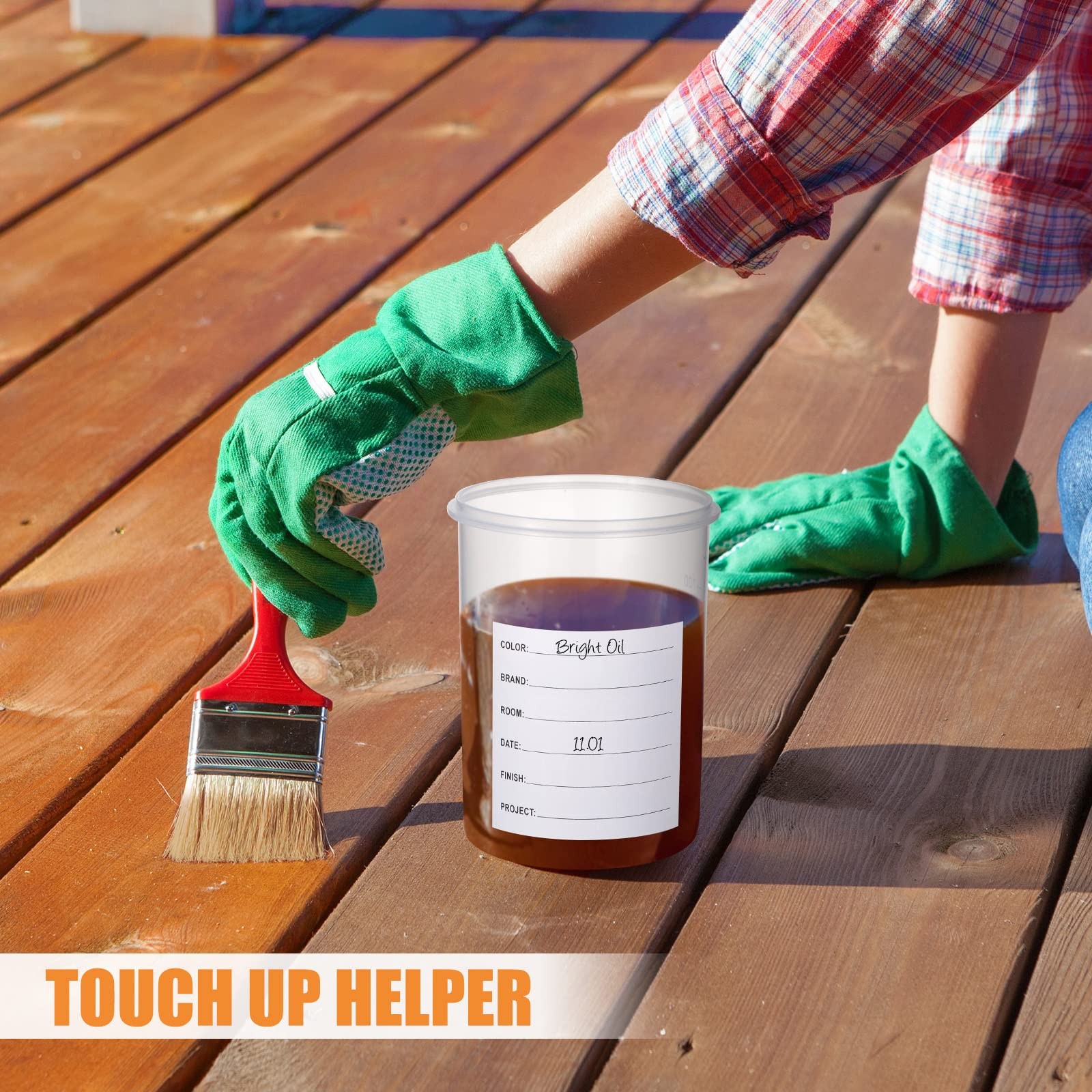 Paint Container with Stainless Steel Mixing Ball Touch up Paint Cups Storage …