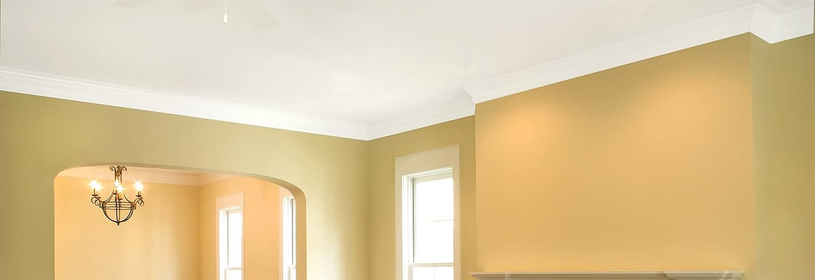 Bright White Ceiling Paint & Primer 2-Pack, 1 Gallon Each