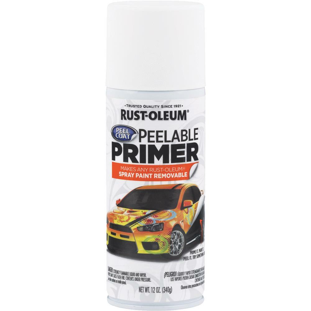 Rust-Oleum 304611 Rust-Oleum Peel Coat Peelable Interior/Exterior Primer 12 OZ
