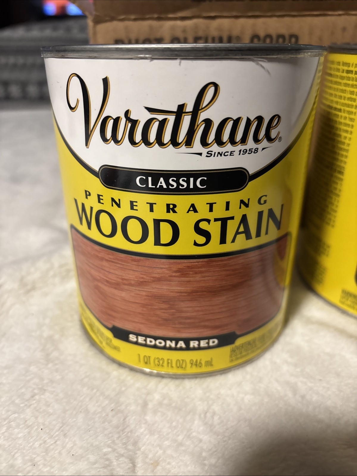 2 Pack Varathane Classic Penetrating Wood Stain Sedona Red 339706