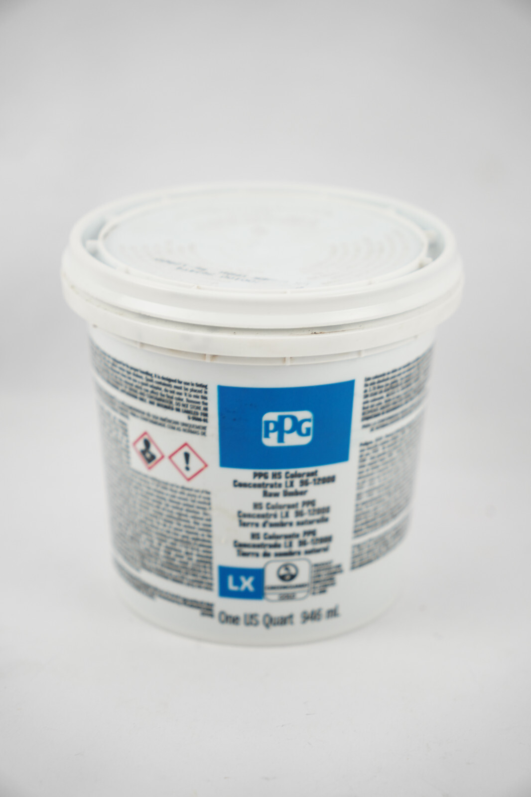 New PPG LX 96-12000 HS Colorant Concentrate Raw Umber 1 Quart 946ml