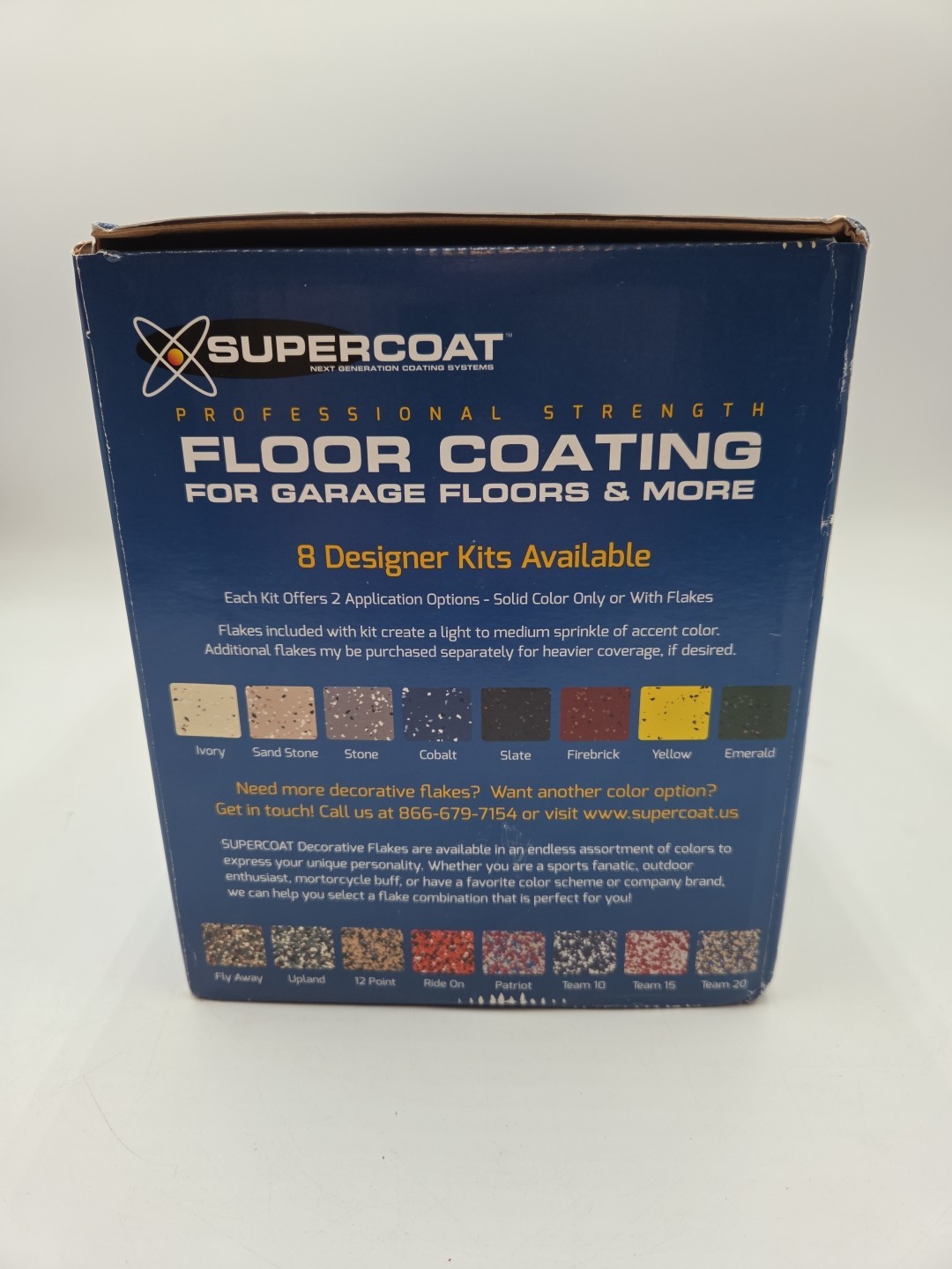 Supercoat Professional Strength Floor Coating (Slate Gray) For Garage Floors