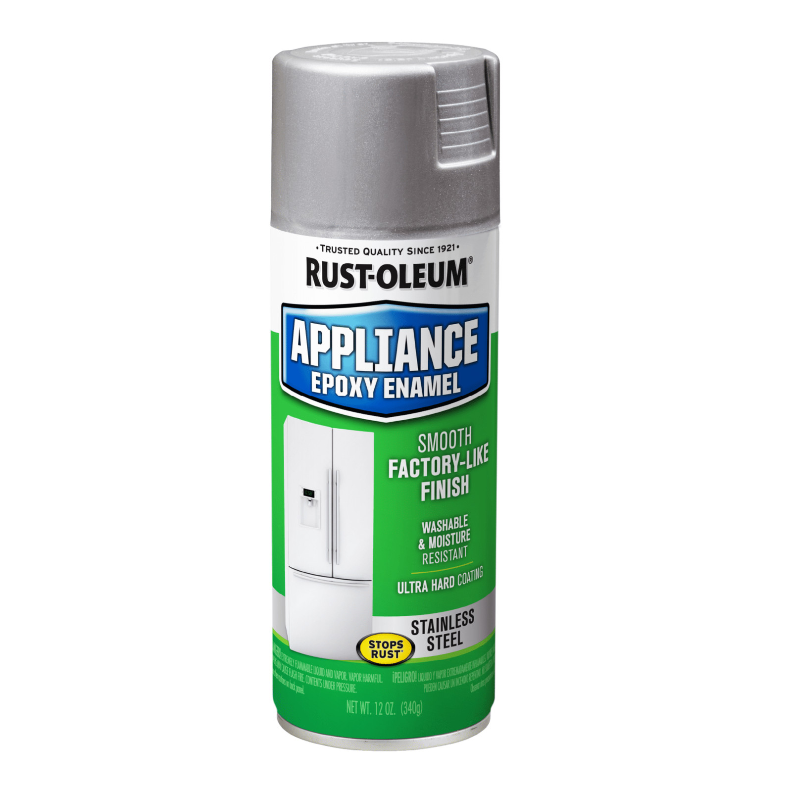 6 Pack Stainless Specialty Metallic Appliance Enamel Spray Paint- 12 oz