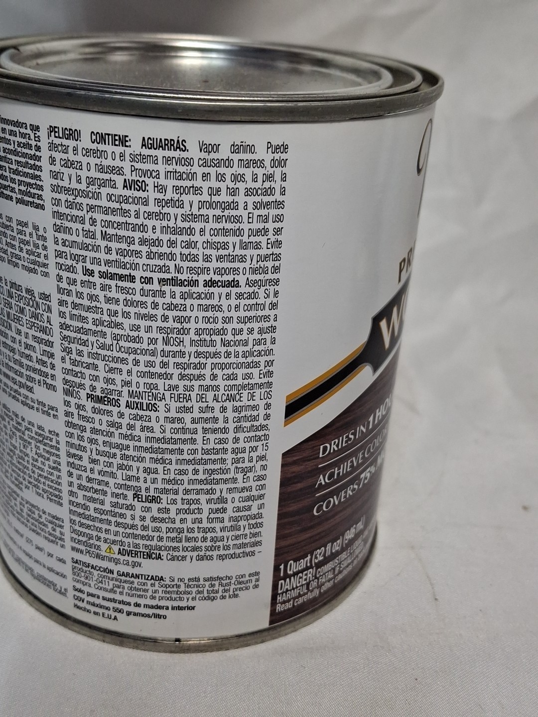 Varathane Quart BLACK CHERRY Fast Dry Wood Stain for Interior Furniture