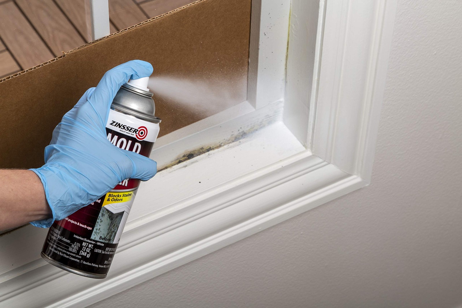 Rust-Oleum 287512 Molding Blocking Spray Primer, 13 oz, White