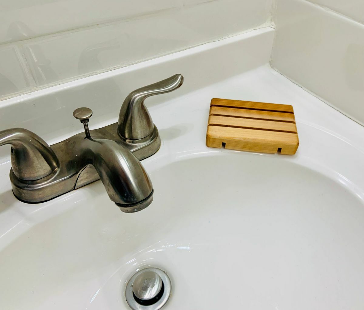 Cedar soap tray
