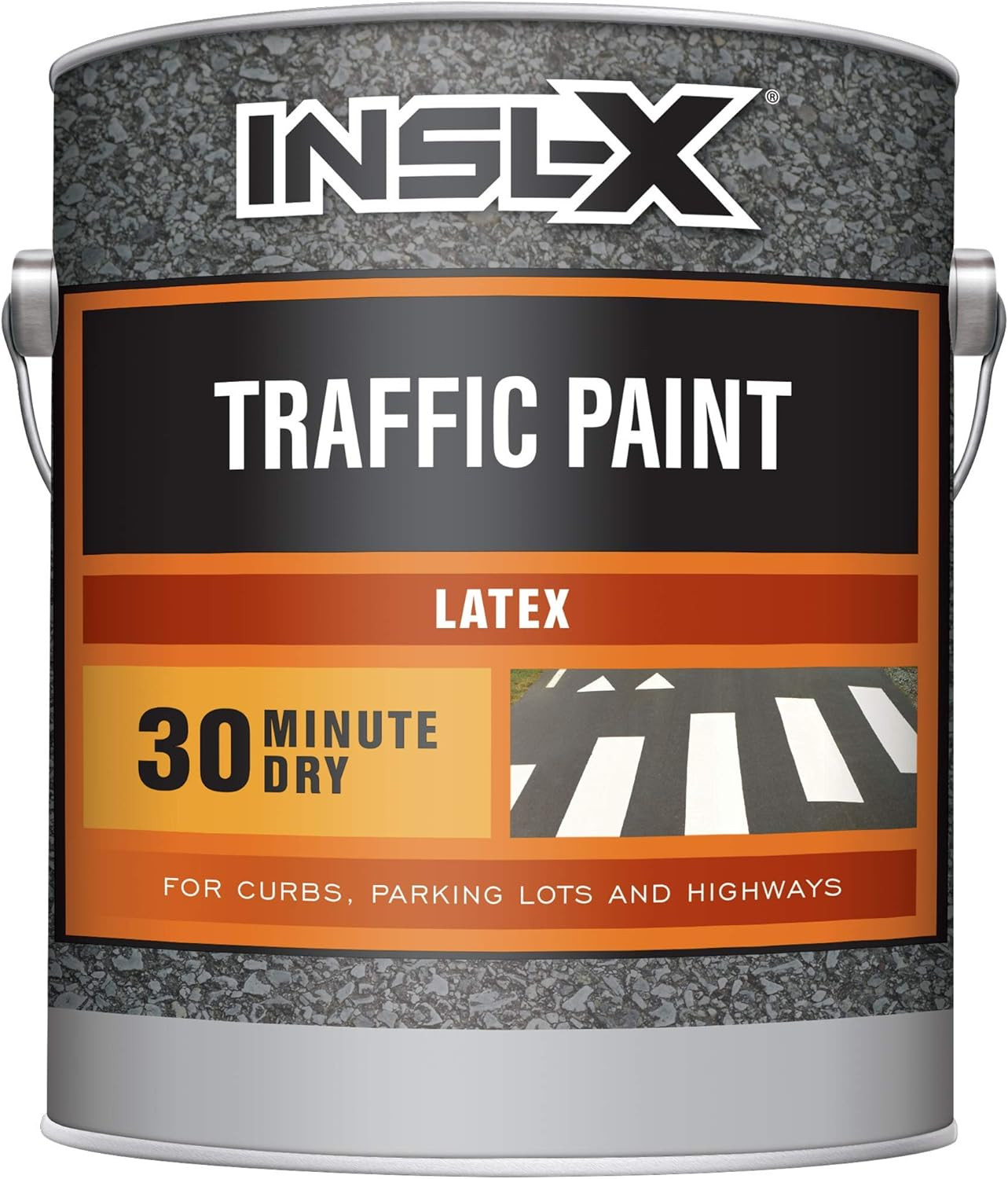 INSL-X TP322409A-01 Yellow Acrylic Latex Traffic Paint 1 Gallon Durable Coating