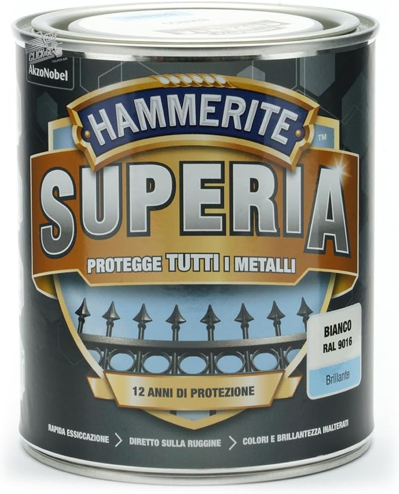 Superia Anti-Rust Metal Enamel Indoor And Exterior, Glossy White, 750 Ml