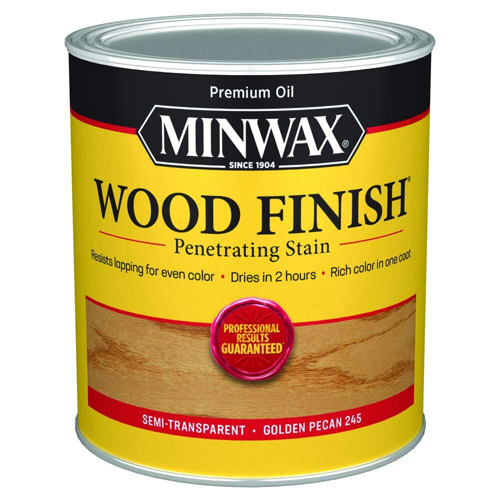 Minwax Wood Finish Golden Pecan 1 Quart Oil Based Interior Wood Stain