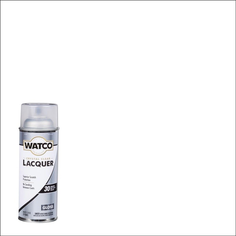Clear Semi-Gloss Lacquer Spray Low Odor Durable Finish Wood Projects 11.25oz New