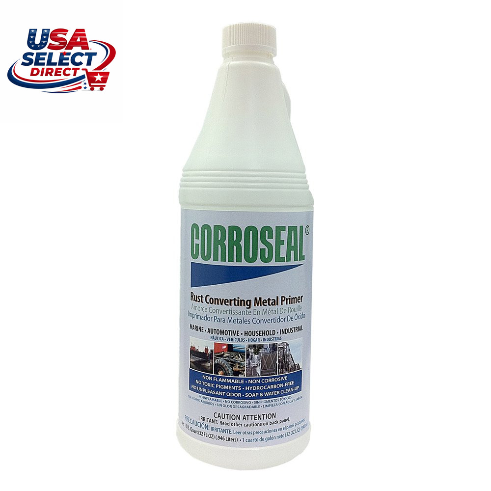 Corroseal Water-Based Rust Converter Primer 1 Qt & Forney Wire Cup Brush
