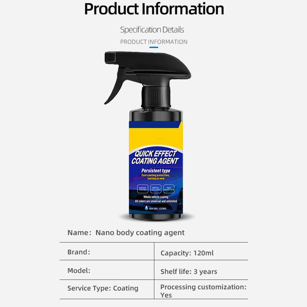 Car Coating Sprays Ceramic Paint Sealant Maximum Gloss & Shine Ceramic Car Wax