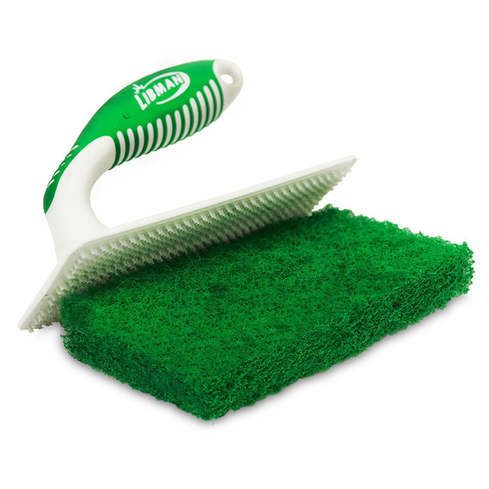 1161 Tile and Tub Scrub, Polypropylene, 6″ X 3″, Green and White (Pack of 6)