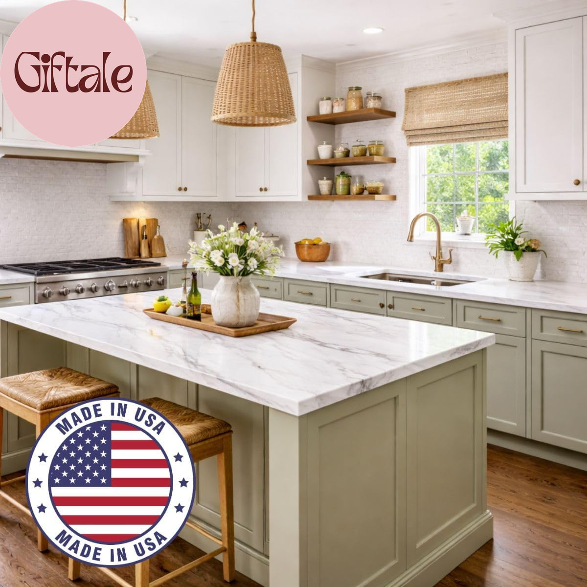 Marble Easy Epoxy Countertop Paint Kit (Carrara White)