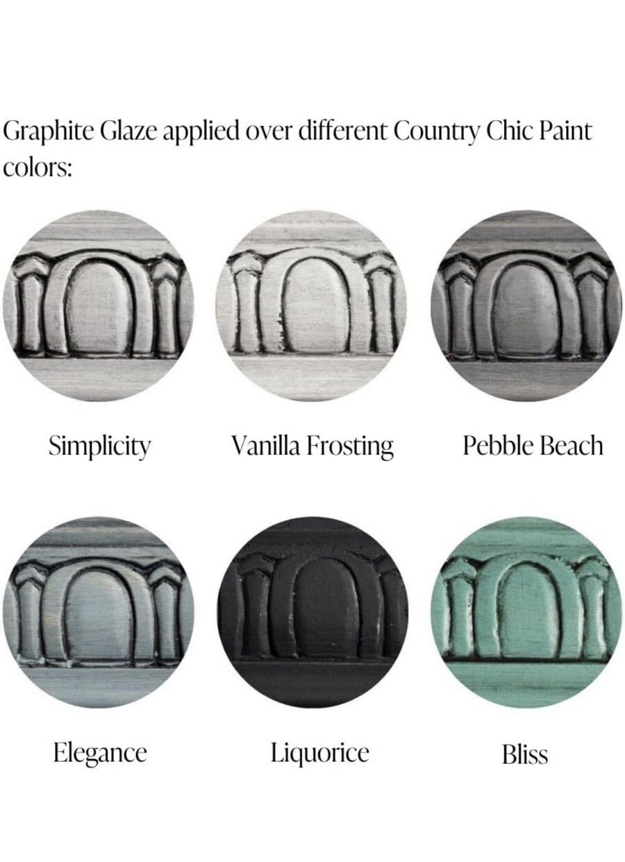 NEW Country Chic Graphite – Chalk Style Paint For Furniture & Home Decor 16oz.