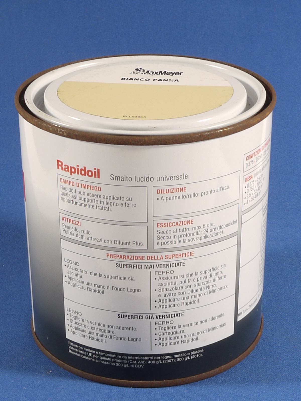PRL) MAX MEYER POLISHED ENAMEL PAINT COLORS RAPIDOIL PAINT 5 PCS IRON WOOD