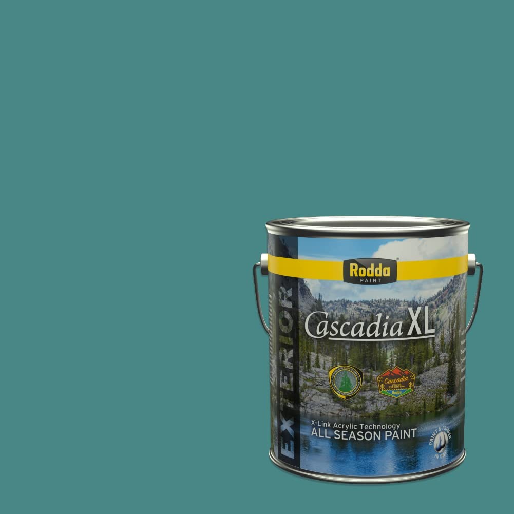 Rodda Paint CASCADIA XL Exterior Velvet Paint & Primer in One, 1-Gallon, Atmosph