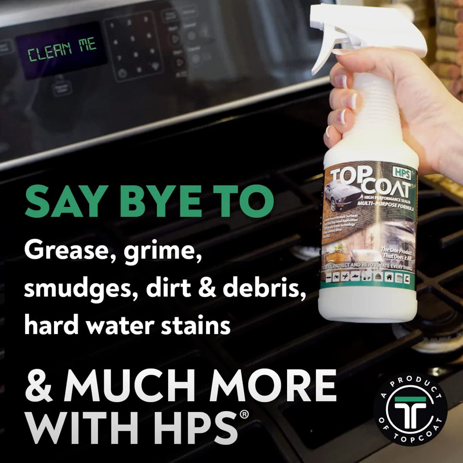 TopCoat HPS High-Performance Sealer for Household Cleaning, 16 oz Water-Based…