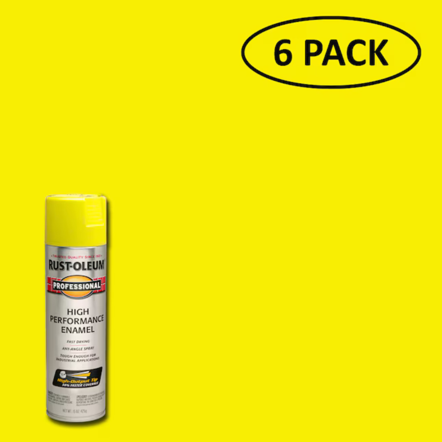 (6 PK) MultiColor, Professional High Performance Gloss Enamel Spray Paint, 15 oz