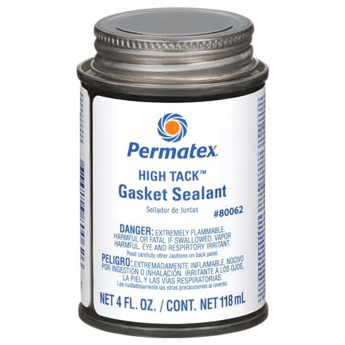 80062 High Tack Gasket Sealant, Black Pack of 1 Single 4 oz.